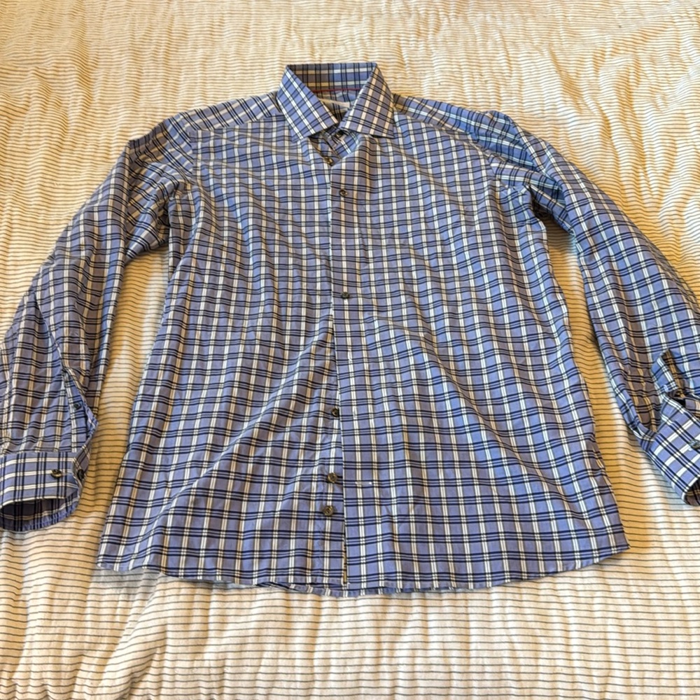 Eton size 42, collar 16.5, like new